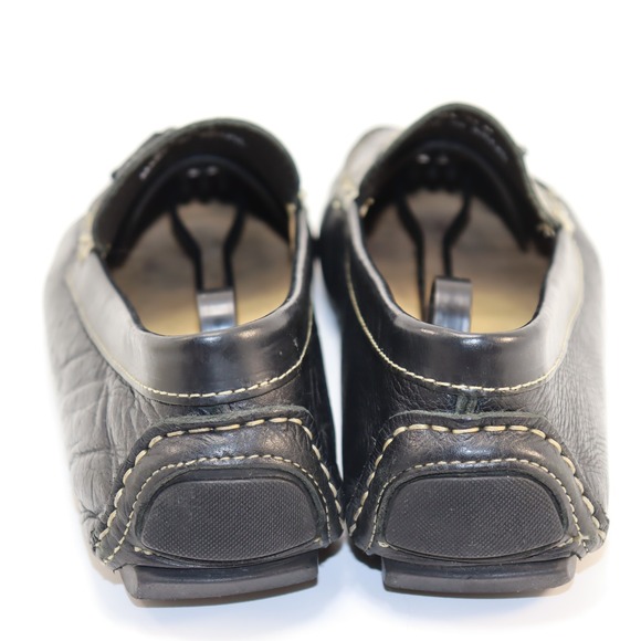 Donald J Pliner VEEP Tassel Loafers 11 Black Mens Leather Driving Shoes Slip On main image 4